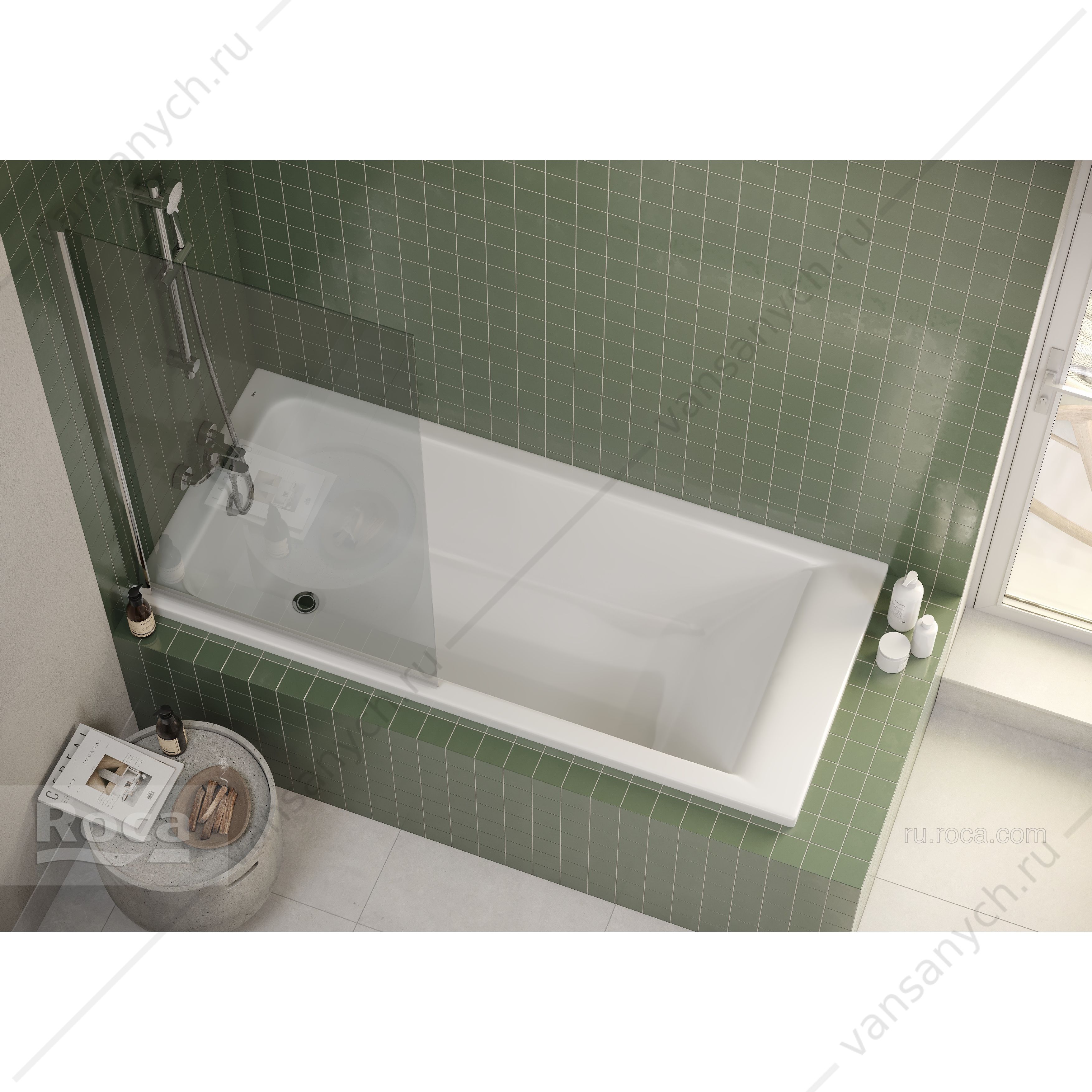 95 Акриловая ванна Easy 170x70 прямоугольная ZRU9302905 Roca (Испания) купить в Тюмени (Ван Саныч™)
