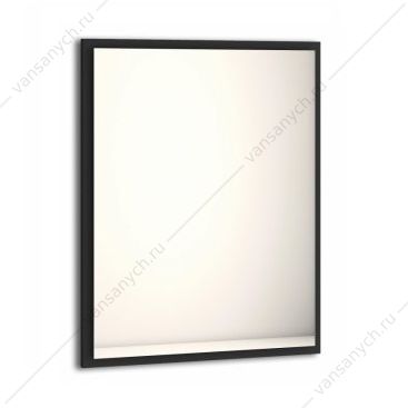 Зеркало с LED подсветкой, антизапотевание, 90x73 CEZARES TIFFANY черный графит, 45044 Cezares (Италия) купить в Тюмени (Ван Саныч™)