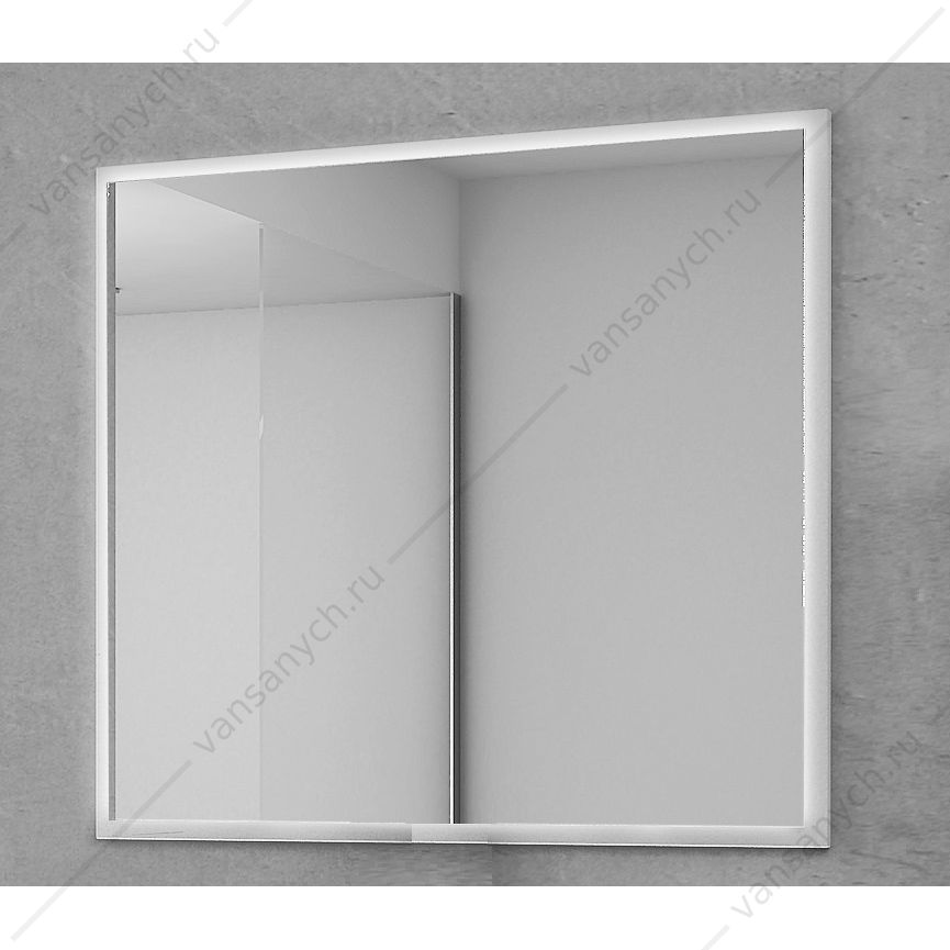 Зеркало с LED подсветкой, антизапот, реверсивное, 98x90 CEZARES TIFFANY белый матовый, 45046 Cezares (Италия) купить в Тюмени (Ван Саныч™)