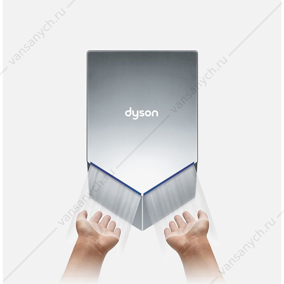 Сушилка для рук DYSON Airblade HU02 Nickel  DYSON (Англия) купить в Тюмени (Ван Саныч™)
