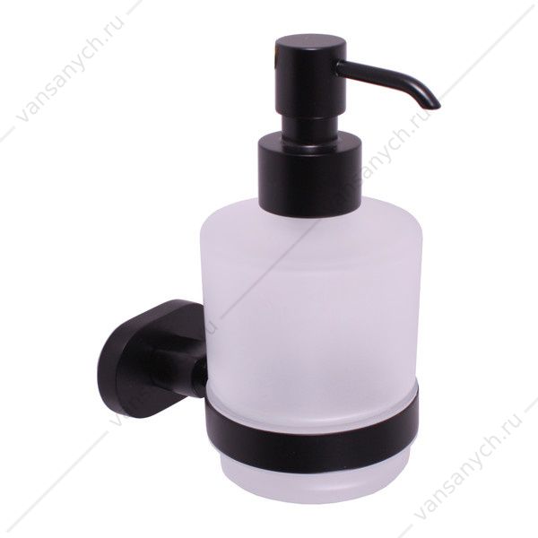 Дозатор для жидкого мыла настенный RavSlezak YUKON черный YUA0303CMAT  RavSlezak (Чехия) купить в Тюмени (Ван Саныч™)