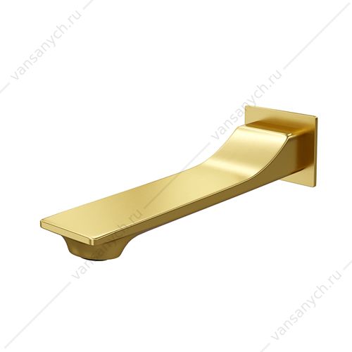 9062914 Настенный излив для ванны A174, золото матовое WasserKraft (Германия) купить в Тюмени (Ван Саныч™)
