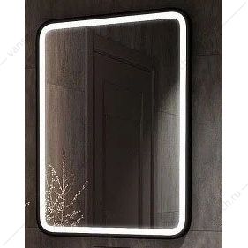 00-00005256 Зеркало 60х80 COMFORTY Нобилис LED подсветка, черная рамка, БЕСКОНТАКТНЫЙ СЕНСОР, 00-00005256CF Comforty (Россия) купить в Тюмени (Ван Саныч™)