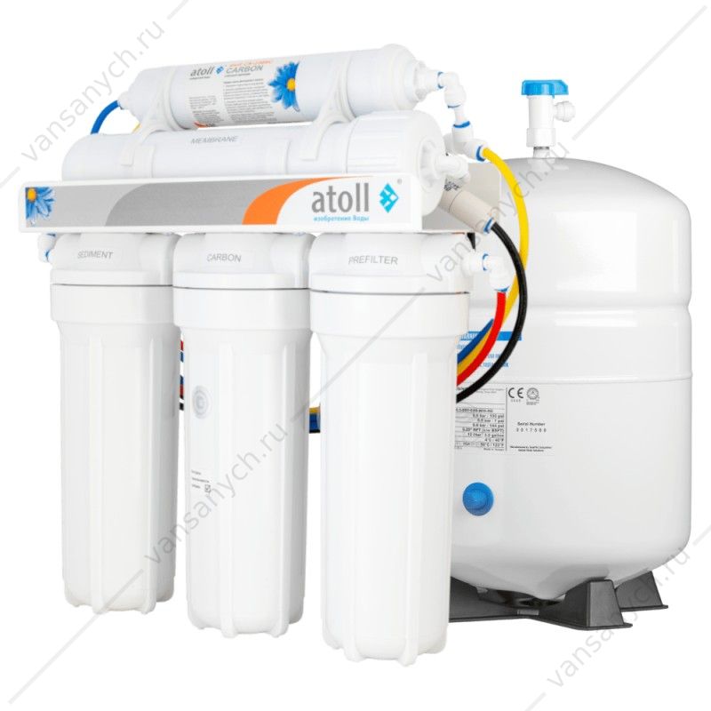 Фильтр для воды (обратный осмос) atoll Патриот A-550 (без питьевого крана) ATEFDR118 attol (Россия) купить в Тюмени (Ван Саныч™)