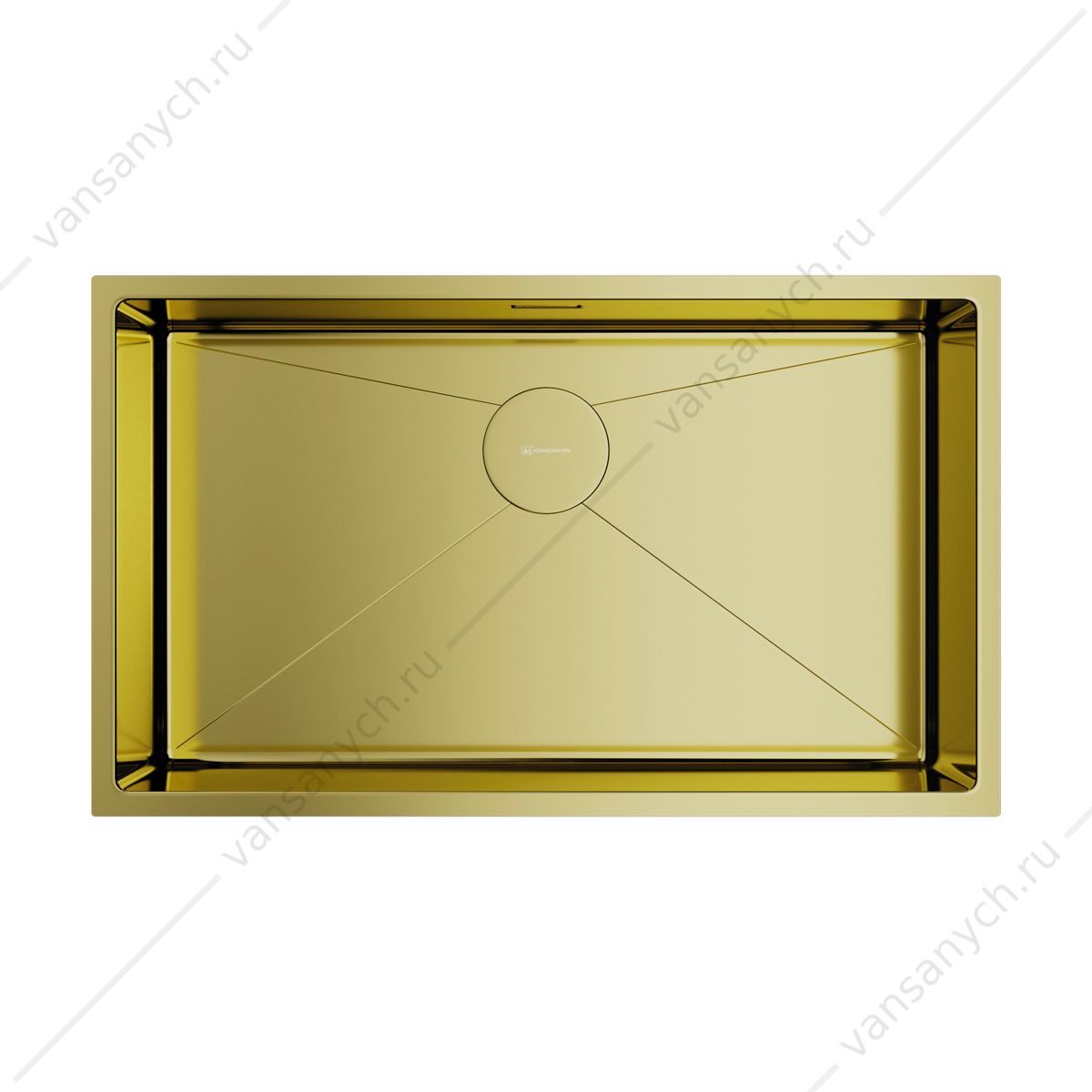 Мойка Omoikiri Taki 74-U/IF-LG светлое золото Omoikiri (Япония) купить в Тюмени (Ван Саныч™)