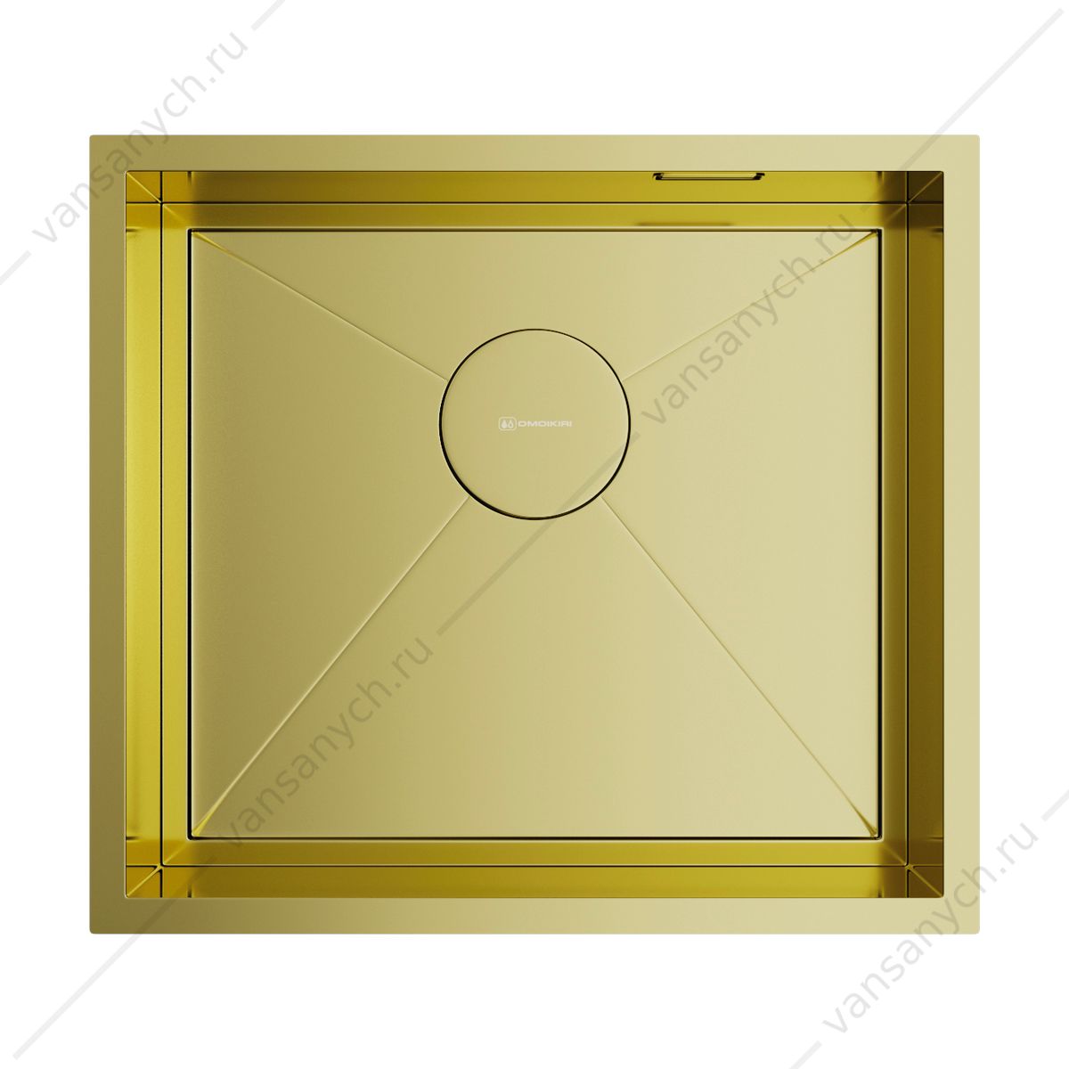 Мойка Omoikiri Kasen 49-16-INT-LG светлое золото Omoikiri (Япония) купить в Тюмени (Ван Саныч™)