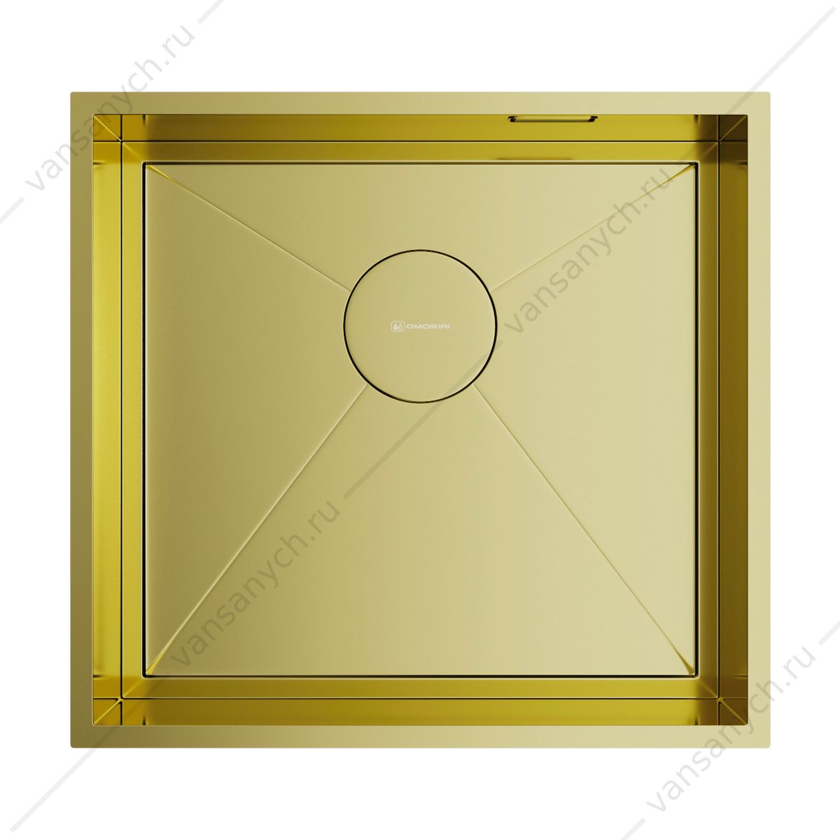 Мойка Omoikiri Kasen 48-26-INT-LG светлое золото Omoikiri (Япония) купить в Тюмени (Ван Саныч™)