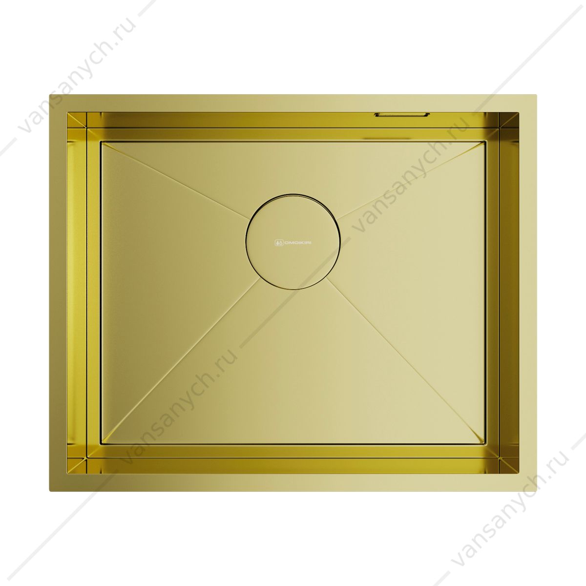 Мойка Omoikiri Kasen 54-16-INT-LG светлое золото Omoikiri (Япония) купить в Тюмени (Ван Саныч™)